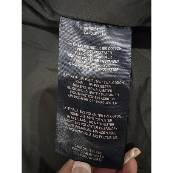 Tommy Hilfiger Men’s Parka Coat Black Warm Like Down Size M READ DESCRIPTION - Picture 15 of 16